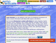 Tablet Screenshot of lazioverticale.joomlafree.it