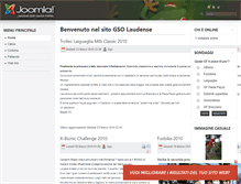 Tablet Screenshot of gsolaudense.joomlafree.it